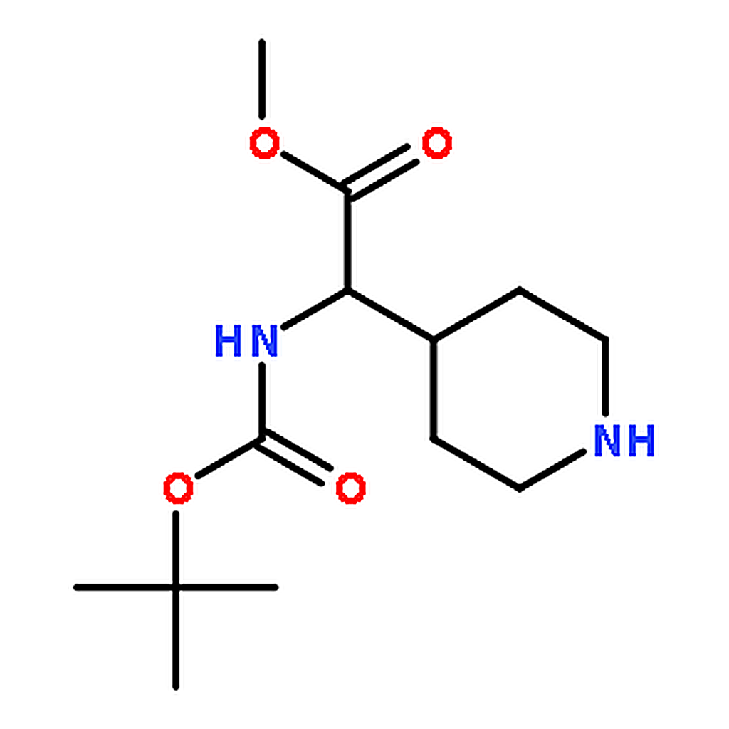 RHAWN Methyl 2-((tert-butoxycarbonyl)amino)-2-(piperidin-4-yl)acetate