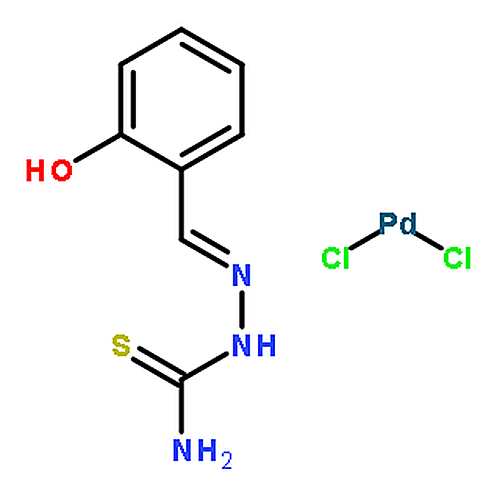 RHAWN Salicylaldehyde thiosemicarbazone palladium(II) chloride