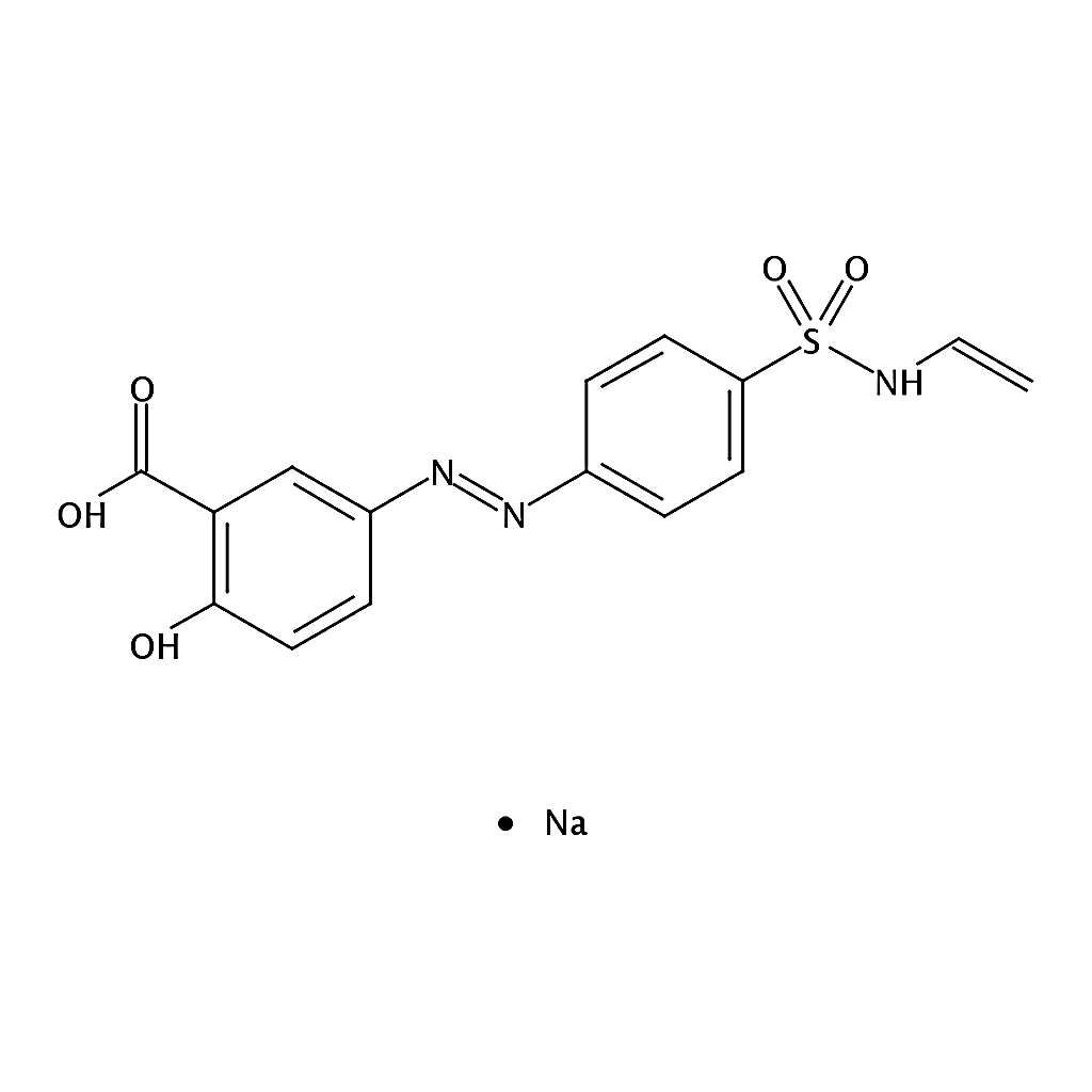 RHAWN Poly[1-[4-(3-carboxy-4-hydroxyphenylazo)benzenesulfonamido]-1，2-ethanediyl，sodium salt