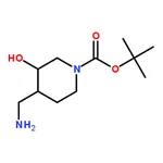 RHAWN (3R,4R)-rel-tert-Butyl 4-(aminomethyl)-3-hydroxypiperidine-1-carboxylate