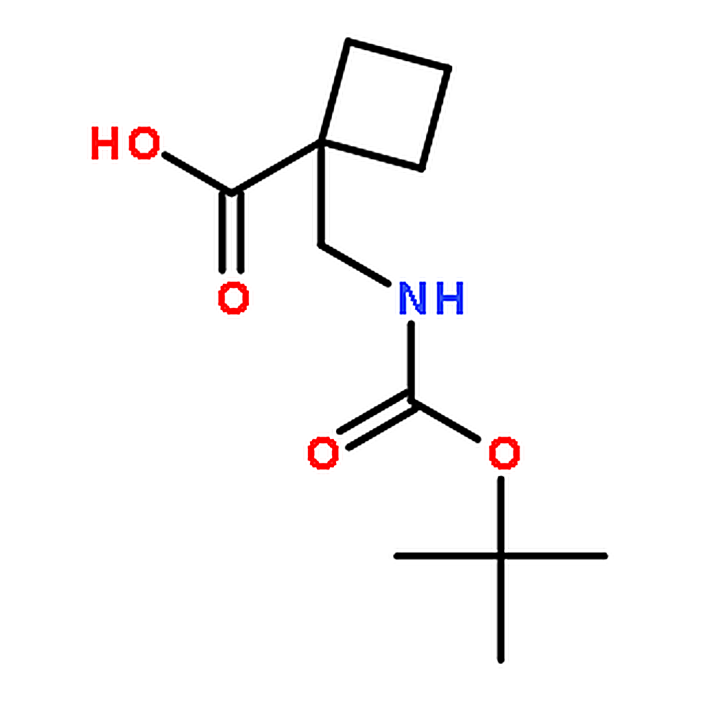 RHAWN 1-(((tert-Butoxycarbonyl)amino)methyl)cyclobutane-1-carboxylic acid