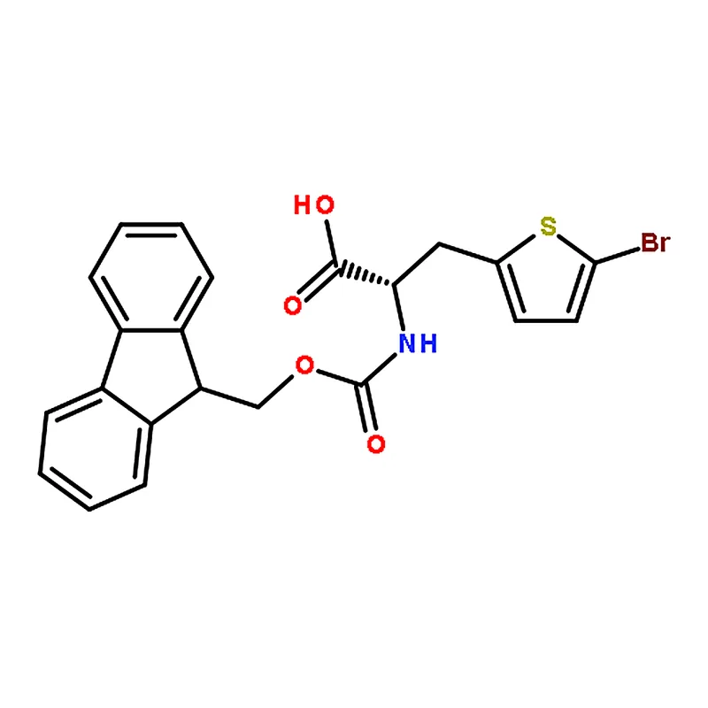 RHAWN (S)-2-((((9H-Fluoren-9-yl)methoxy)carbonyl)amino)-3-(5-bromothiophen-2-yl)propanoic acid