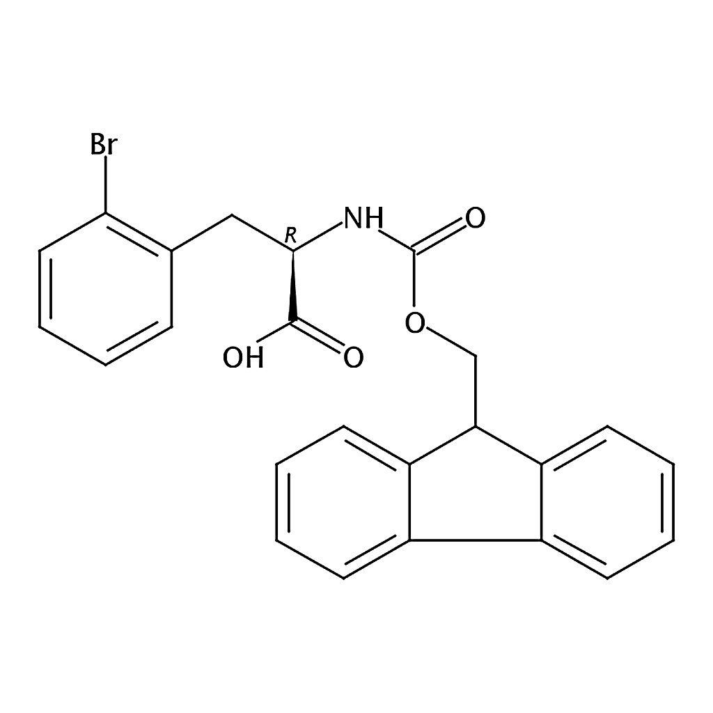 RHAWN (R)-2-((((9H-Fluoren-9-yl)methoxy)carbonyl)amino)-3-(2-bromophenyl)propanoic acid