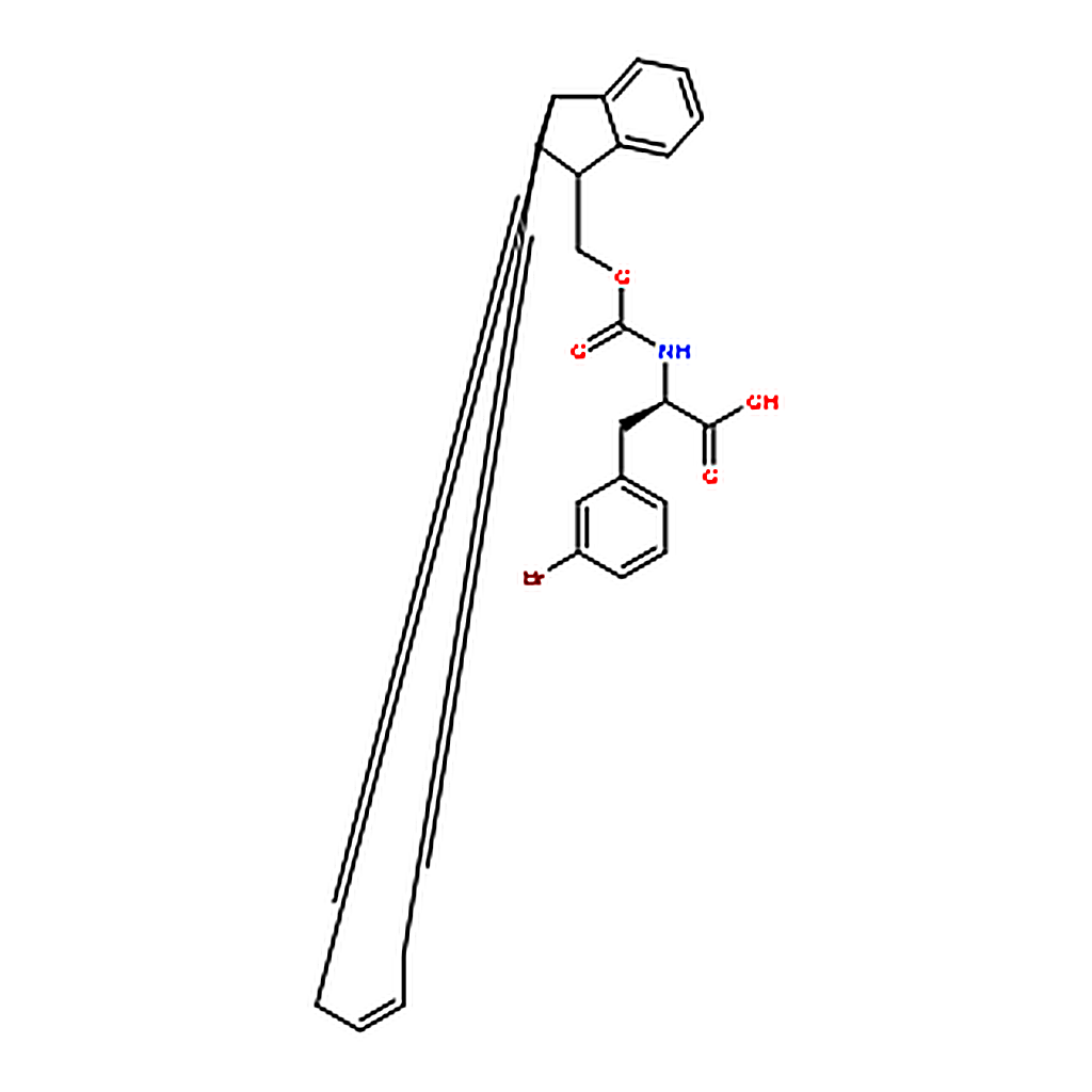 RHAWN (R)-2-((((9H-Fluoren-9-yl)methoxy)carbonyl)amino)-3-(3-bromophenyl)propanoic acid