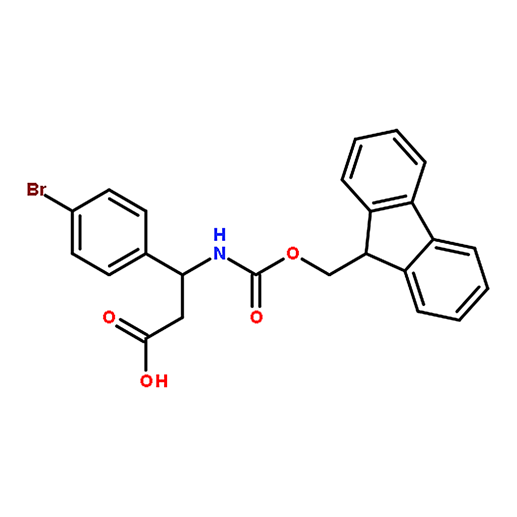 RHAWN (R)-3-((((9H-Fluoren-9-yl)methoxy)carbonyl)amino)-3-(4-bromophenyl)propanoic acid