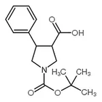 RHAWN trans-1-(tert-Butoxycarbonyl)-4-phenylpyrrolidine-3-carboxylic acid