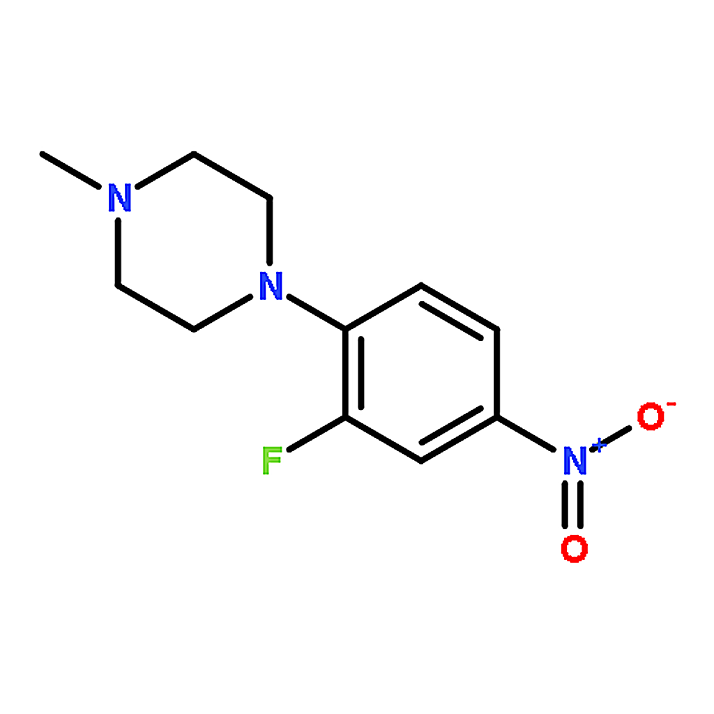 RHAWN 1-(2-Fluoro-4-nitrophenyl)-4-methylpiperazine