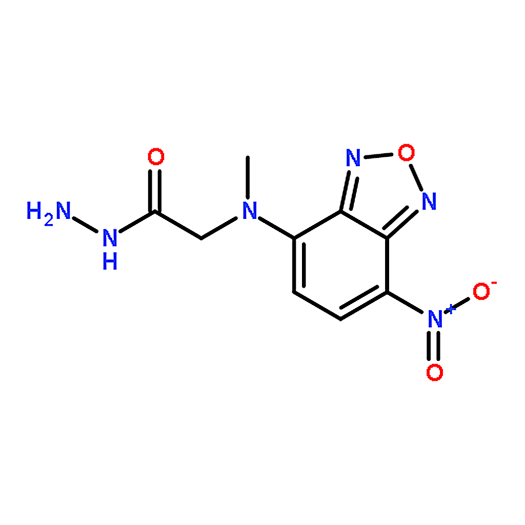 RHAWN NBD-CO-Hz [=4-(<i>N</i>-Hydrazinocarbonylmethyl-<i>N</i>-methylamino)-7-nitro-2,1,3-benzoxad