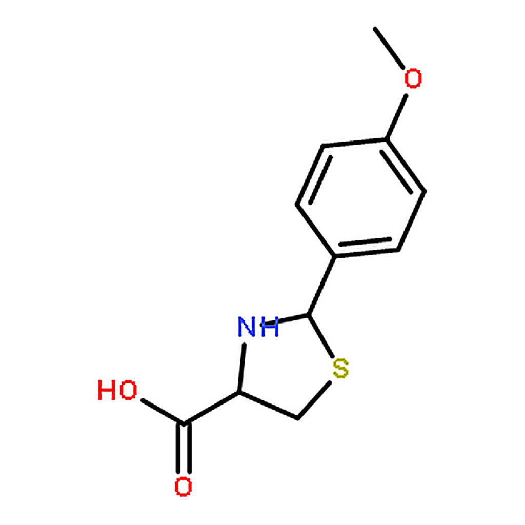 RHAWN (4R)-2-(4-methoxyphenyl)thiazolidine-4-carboxylicacid