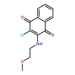 RHAWN 2-Chloro-3-(2-methoxyethylamino)naphthalene-1,4-dione