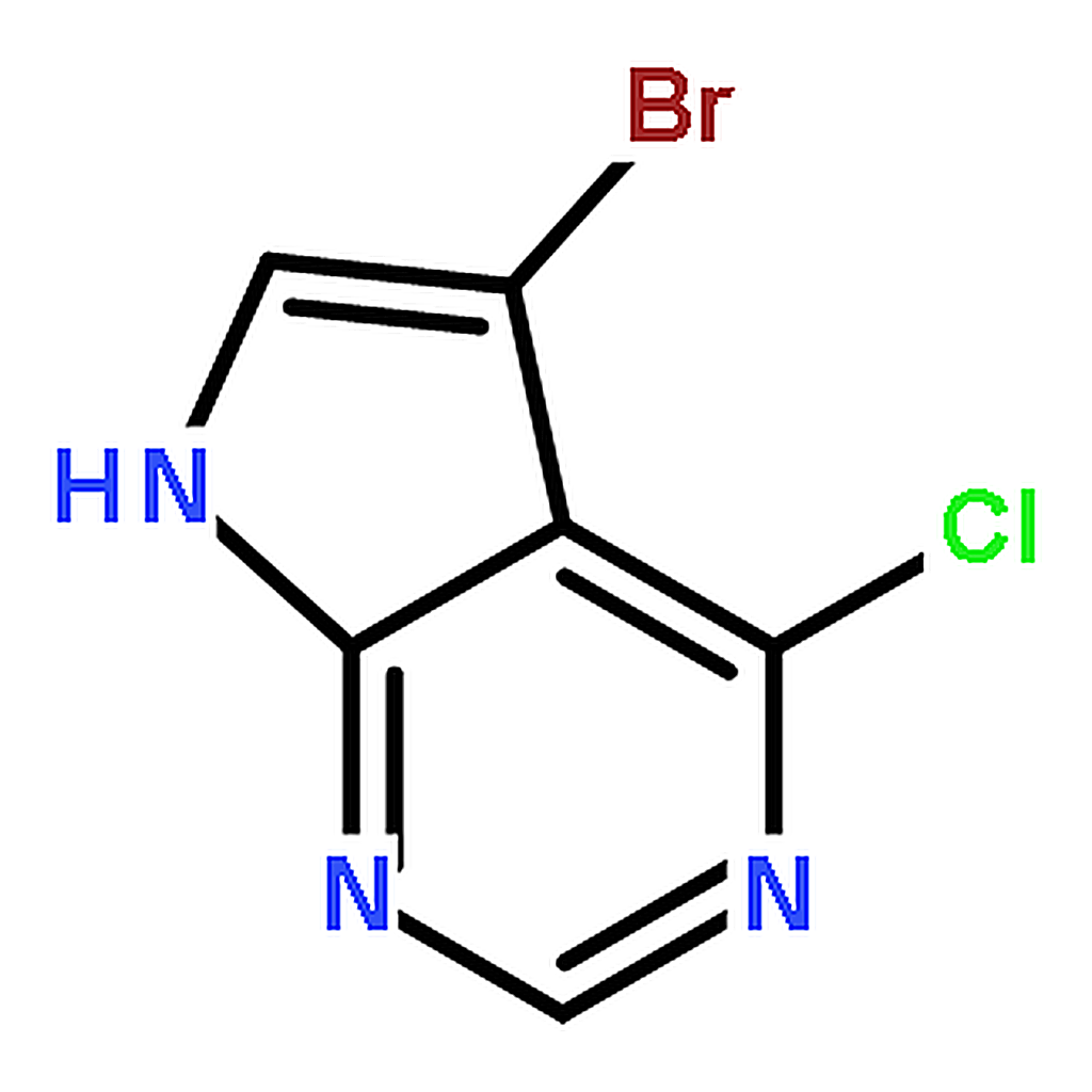 RHAWN 5-Bromo-4-chloro-7H-pyrrolo[2,3-d]pyrimidine