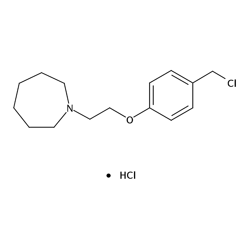 RHAWN 1-(2-(4-(Chloromethyl)phenoxy)ethyl)azepane hydrochloride