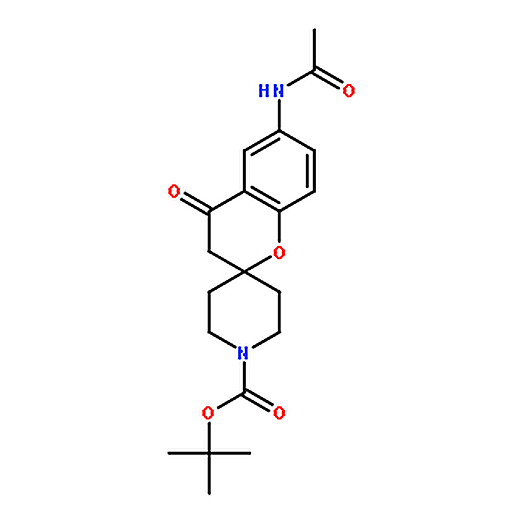 RHAWN 6-Acetylamino-4-oxo-2-spiro(N-Boc-piperidine-4-yl)-benzopyran