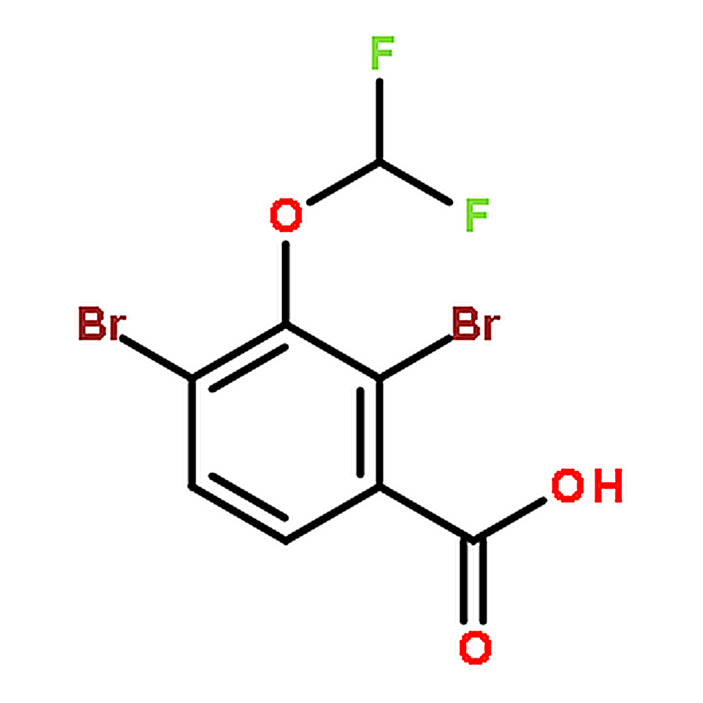 RHAWN 2，4-Dibromo-3-(difluoromethoxy)benzoic acid