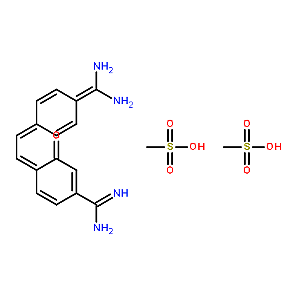 RHAWN Hydroxystilbamidine bis(methanesulfonate)
