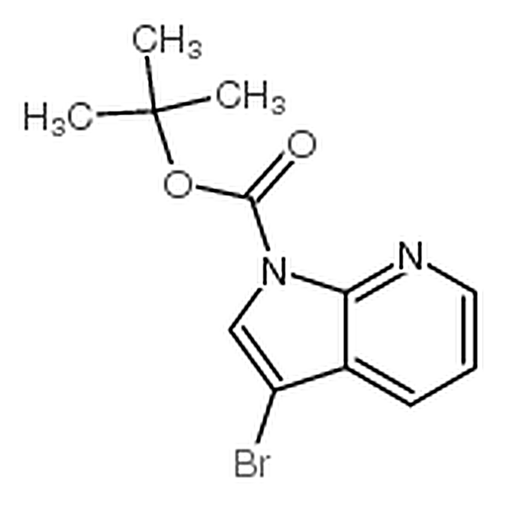 RHAWN tert-Butyl 3-bromo-1H-pyrrolo[2，3-b]pyridine-1-carboxylate