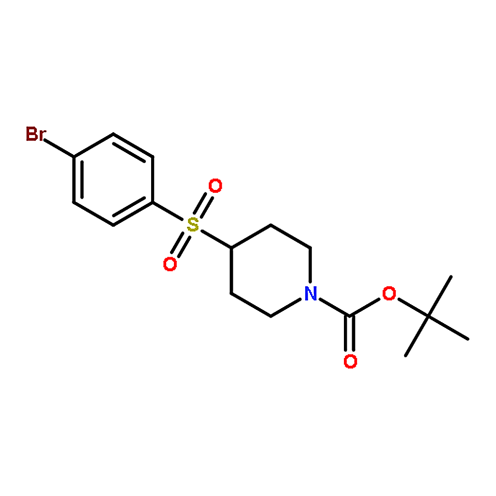 RHAWN 4-(4-BROMO-BENZENESULFONYL)-PIPERIDINE-1-CARBOXYLIC ACID TERT-BUTYL ESTER