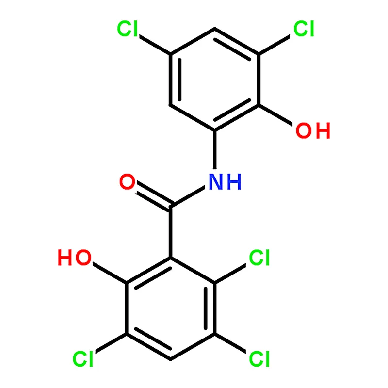 RHAWN 2,3,5-Trichloro-N-(3,5-dichloro-2-hydroxyphenyl)-6-hydroxybenzamide