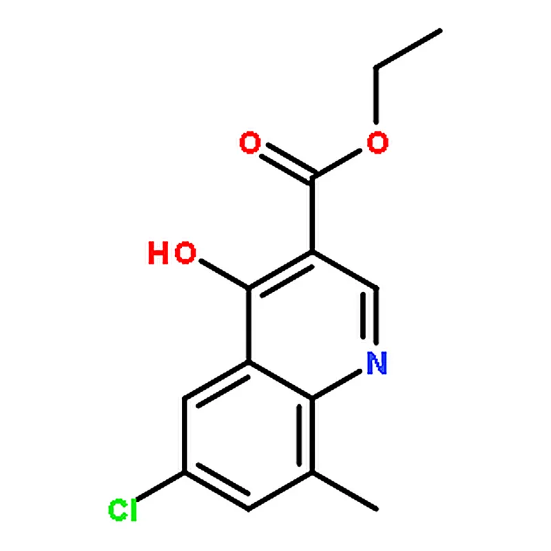 RHAWN 6-<WBR>Chloro-<WBR>4-<WBR>hydroxy-<WBR>8-<WBR>methylquinoline-<WBR>3-<WBR>carboxylic acid et