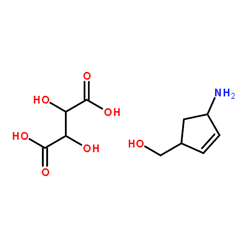 RHAWN ((1S，4R)-4-Aminocyclopent-2-en-1-yl)methanol(2S，3S)-2，3-dihydroxysuccinate