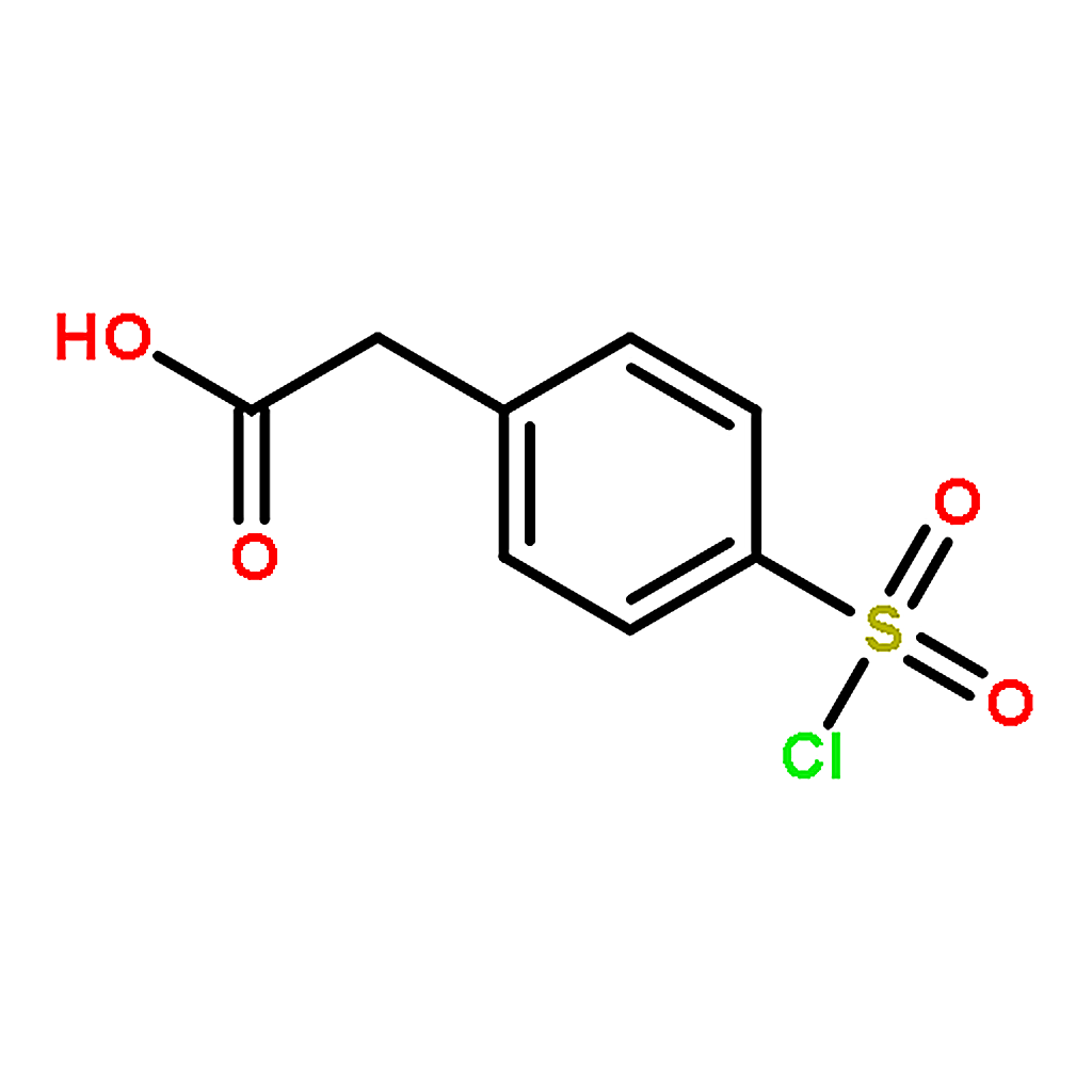 RHAWN 4-(Chlorosulphonyl)phenylacetic acid