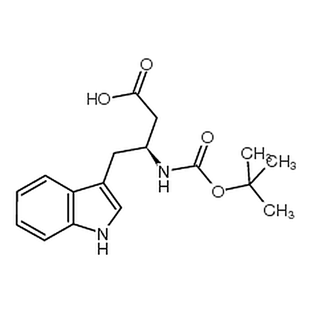 RHAWN (S)-3-((tert-Butoxycarbonyl)amino)-4-(1H-indol-3-yl)butanoic acid