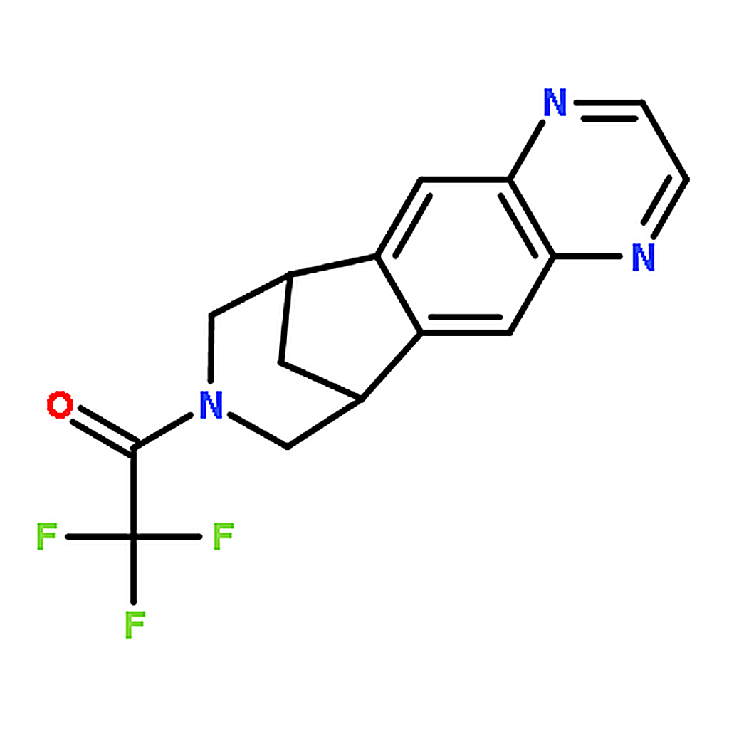 RHAWN 1-(9，10-Dihydro-6H-6，10-methanoazepino[4，5-g]quinoxalin-8(7H)-yl)-2，2，2-trifluoroethanone