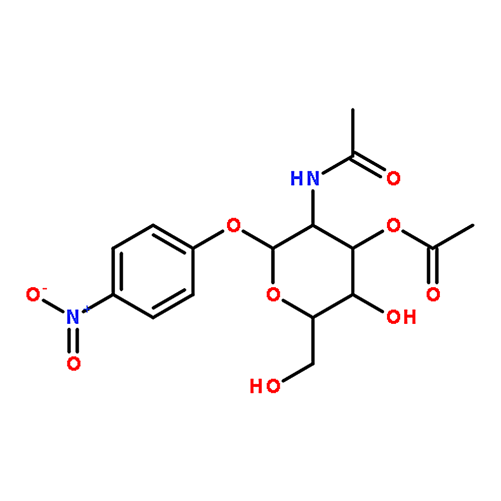 RHAWN p-Nitrophenyl 2-Acetamido-2-deoxy-3-O-acetyl--D-glucopyranoside
