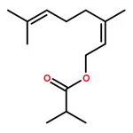 RHAWN 3,7-DIMETHYL-2,6-OCTADIENYL ISOBUTYRATE