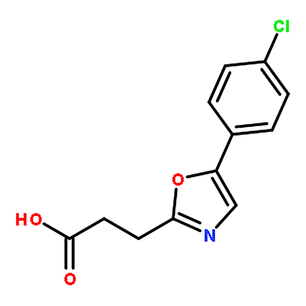 RHAWN 5-(4-Chlorophenyl)oxazole-2-propionic acid