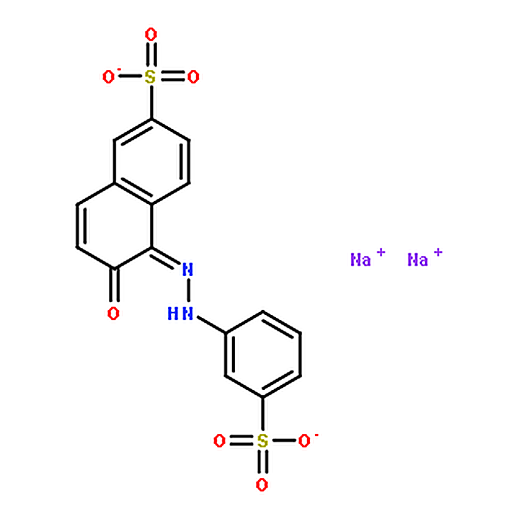 RHAWN 2-Naphthalenesulfonicacid, 6-hydroxy-5-[2-(3-sulfophenyl)diazenyl]-, sodium salt (1:2)