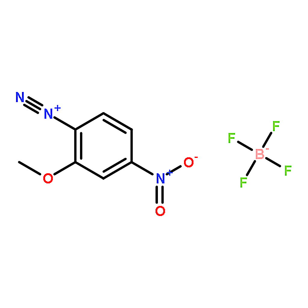 RHAWN 2-Methoxy-4-nitrobenzenediazonium tetrafluoroborate