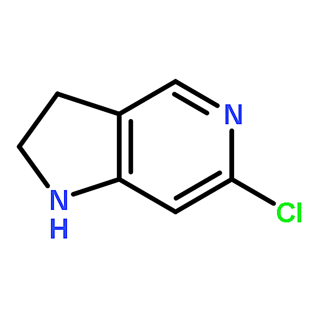 RHAWN 6-Chloro-2,3-dihydro-1H-pyrrolo[3,2-c]pyridine