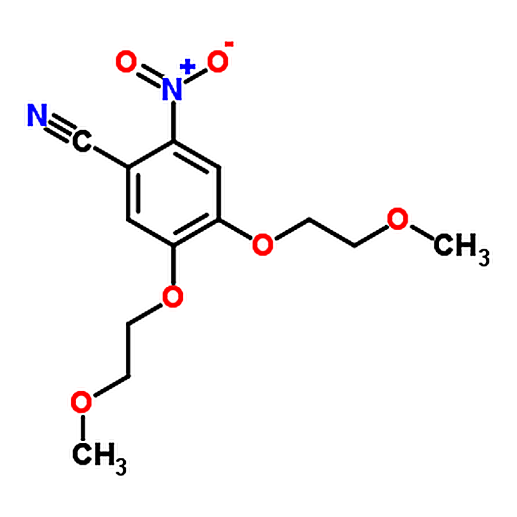 RHAWN 4,5-Bis(2-methoxyethoxy)-2-nitrobenzonitrile