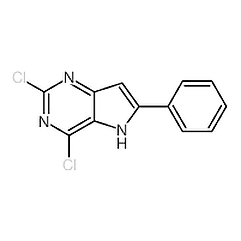 RHAWN 2,4-Dichloro-6-phenyl-5H-pyrrolo[3,2-d]pyrimidine