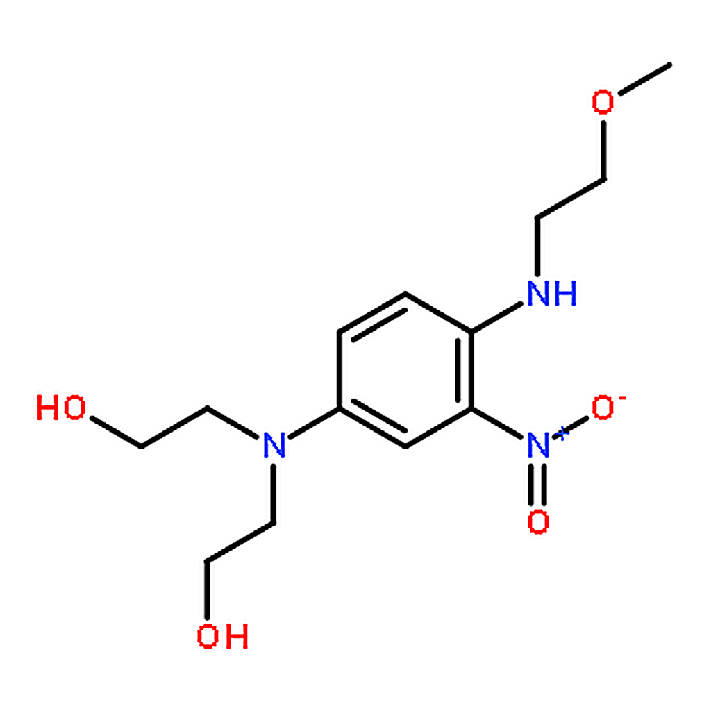 RHAWN 4-[Di(2-hydroxyethyl)amino]-1-[(2-methoxyethyl)amino]-2-nitrobenzene