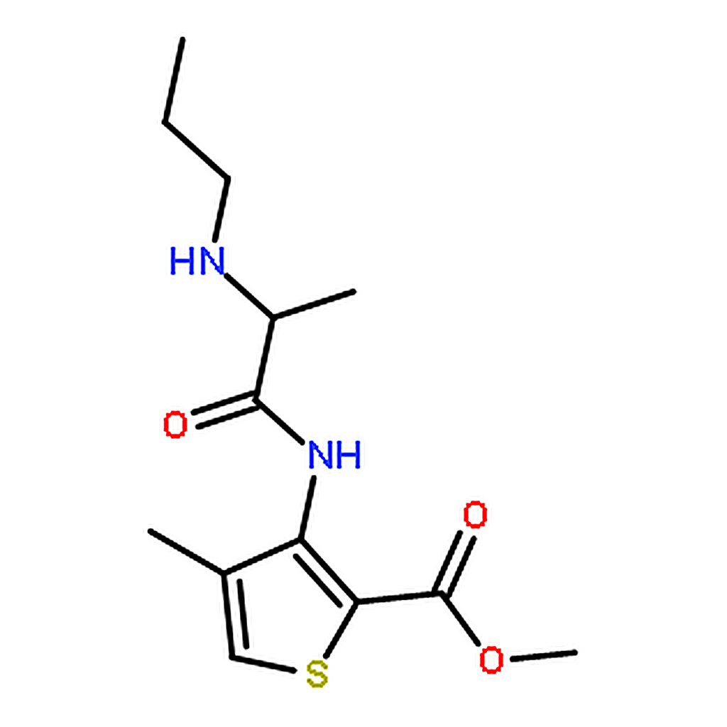 RHAWN methyl 4-methyl-3-[2-(propylamino)propanoylamino]thiophene-2-carboxylate