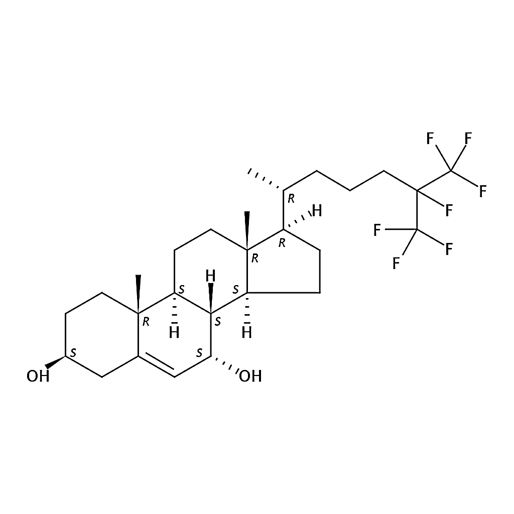 RHAWN 25,26,26,26,27,27,27-heptafluoro-7-hydrosycholesterol