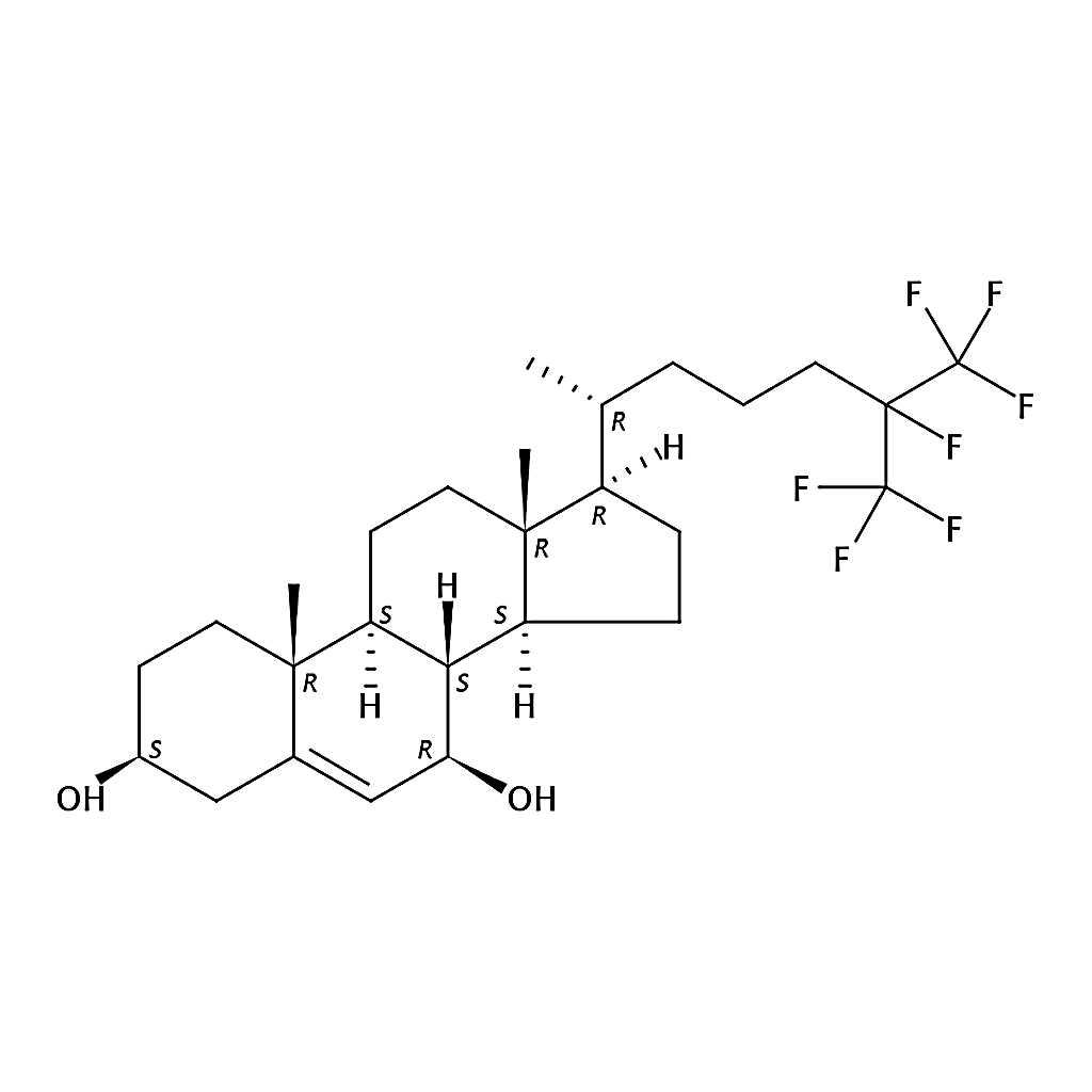 RHAWN 25,26,26,26,27,27,27-heptafluoro-7?-hydroxycholesterol