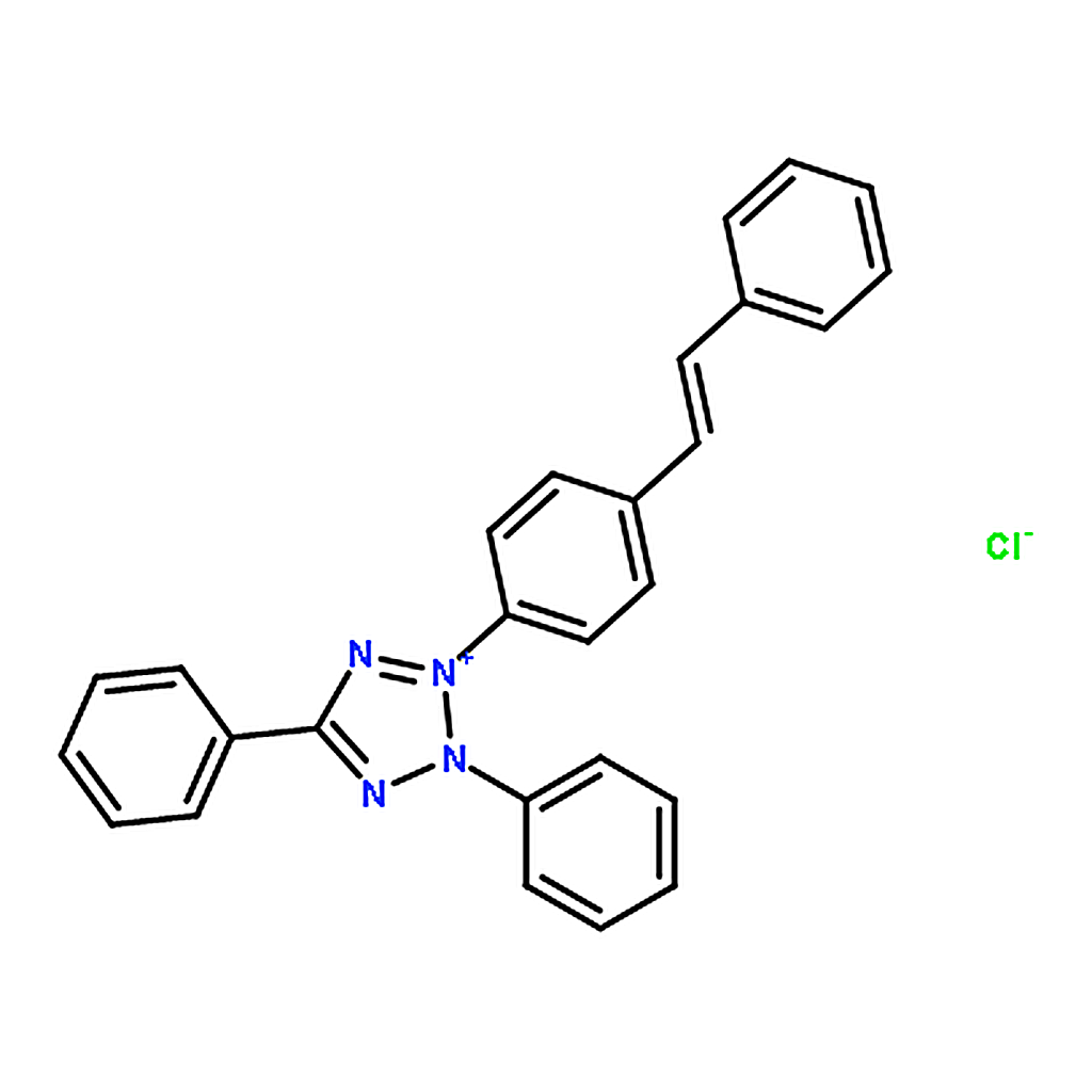 RHAWN 2，5-Diphenyl-3-(4-styrylphenyl)tetrazolium Chloride