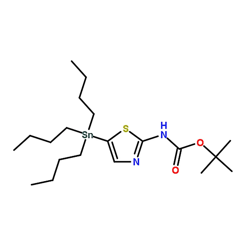 RHAWN tert-Butyl (5-(tributylstannyl)thiazol-2-yl)carbamate
