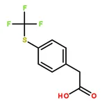 RHAWN 2-(4-((Trifluoromethyl)thio)phenyl)acetic acid
