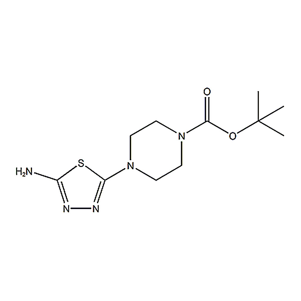 RHAWN tert-Butyl 4-(5-amino-1,3,4-thiadiazol-2-yl)piperazine-1-carboxylate