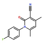 RHAWN 1-(4-Fluorophenyl)-4,6-dimethyl-2-oxo-1,2-dihydropyridine-3-carbonitrile