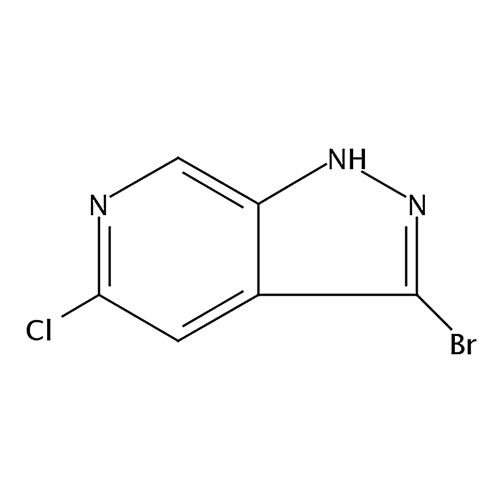 RHAWN 3-Bromo-5-chloro-1H-pyrazolo[3,4-c]pyridine