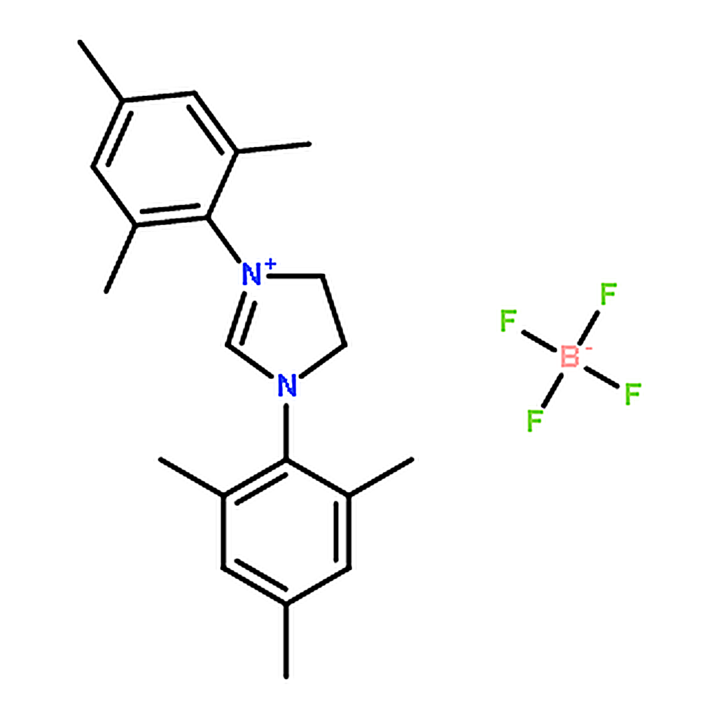 RHAWN 1,3-Bis(2,4,6-trimethylphenyl)-4,5-dihydroimidazolium tetrafluoroborate