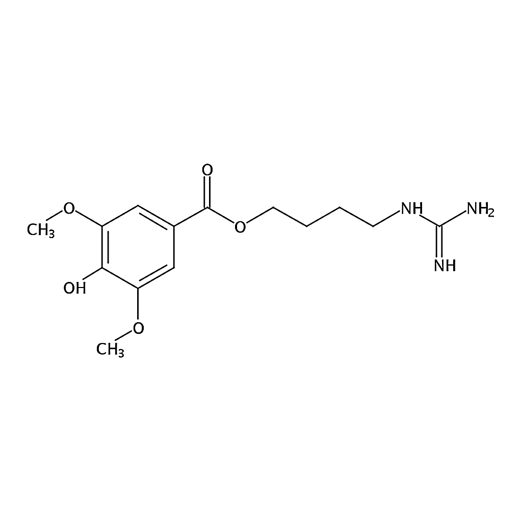 RHAWN 4-(diaminomethylideneamino)butyl 4-hydroxy-3,5-dimethoxybenzoate