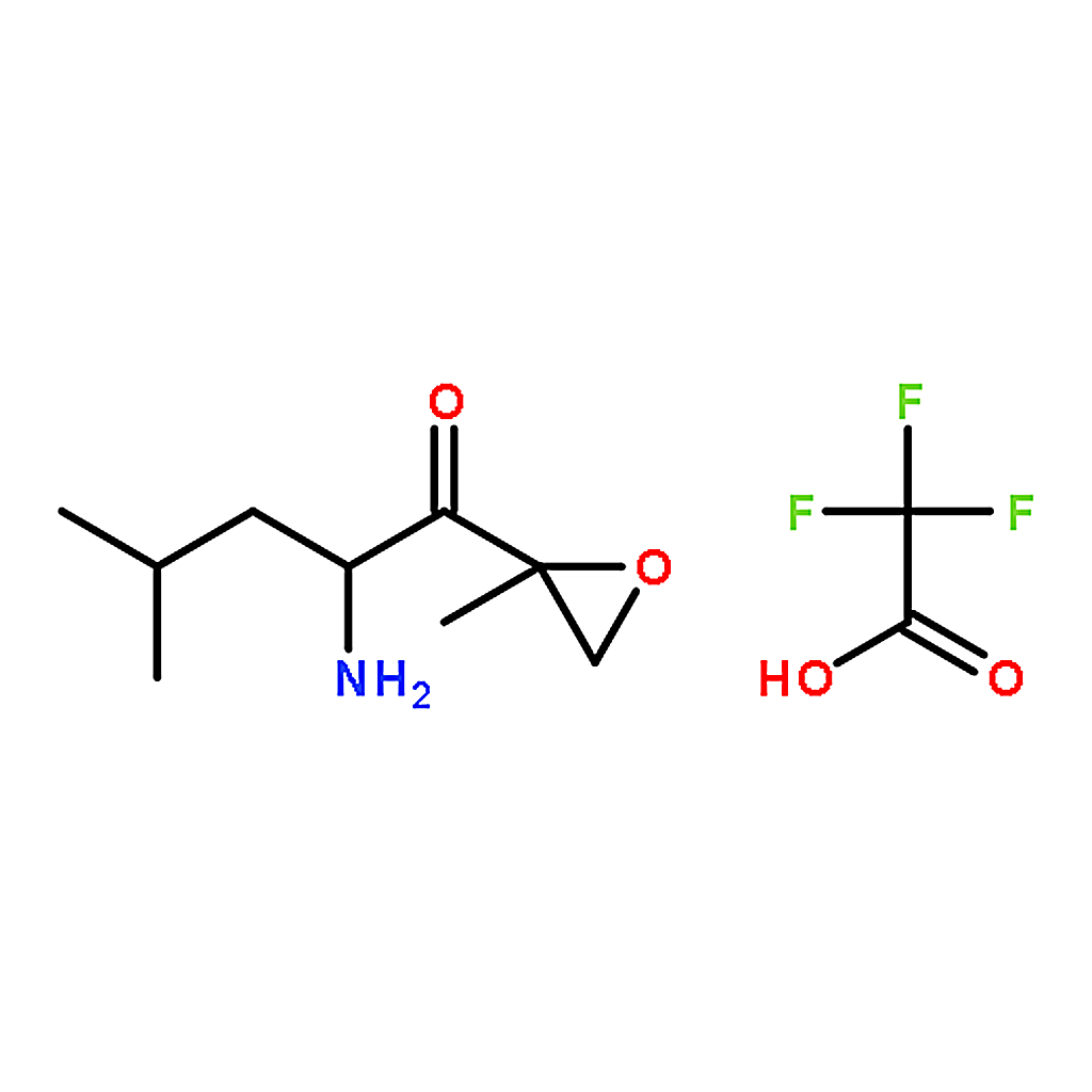 RHAWN 1-Pentanone, 2-amino-4-methyl-1-[(2R)-2-methyloxiranyl]-, (2S)-, trifluoroacetate (9CI)