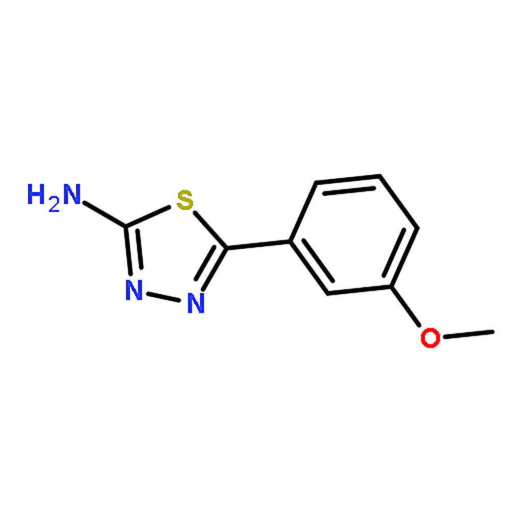 RHAWN 5-(3-Methoxyphenyl)-1,3,4-thiadiazol-2-amine