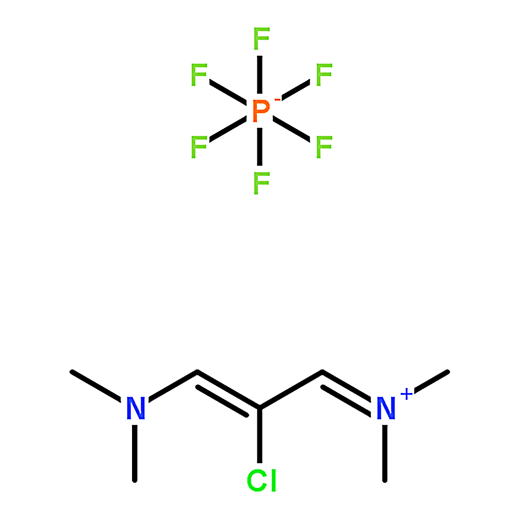 RHAWN N-(2-Chloro-3-(dimethylamino)allylidene)-N-methylmethanaminium hexafluorophosphate(V)